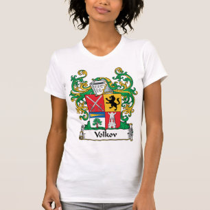 Volkov familjvapensköld tee shirt