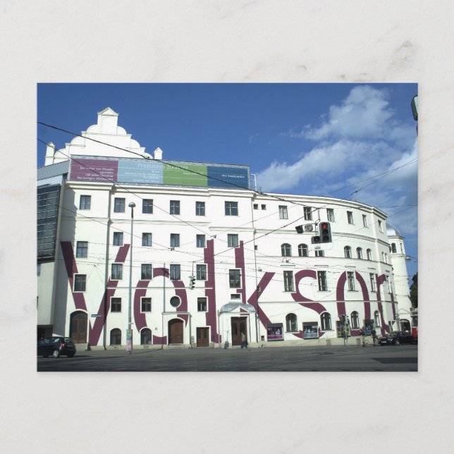 Volksoper, Wien Österrike Vykort (Framsida)