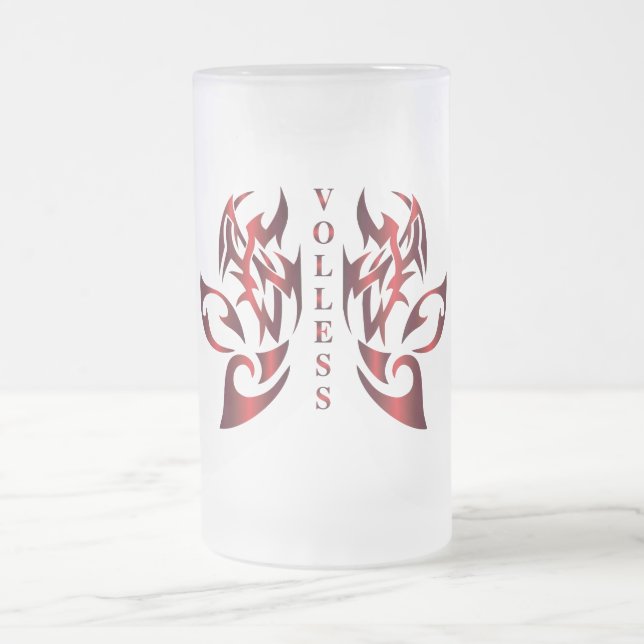 Volless Beer Glass Frostat Ölglas (Center)