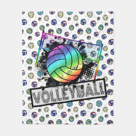Volley Boll Fleece Blanket