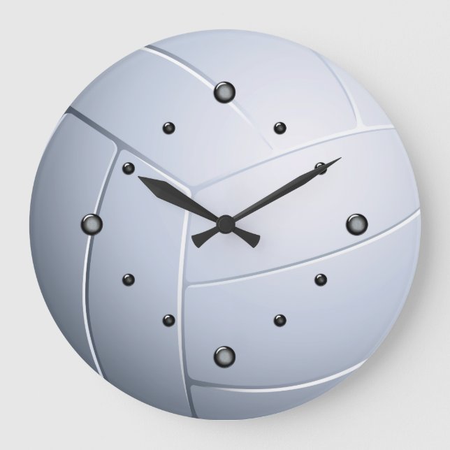 Volley Boll Wall Clock Stor Klocka (Framsida)