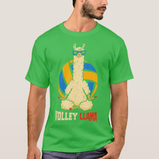 Volley Llama Sports Game Volleyball T Shirt