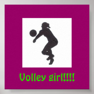Volley-tjejen!! Poster