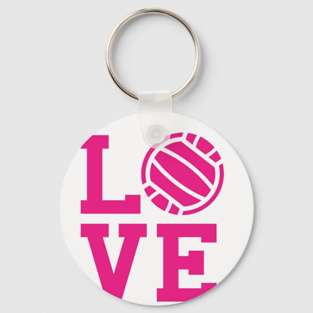 Volleybal Sports Keychain Nyckelring (Framsida)