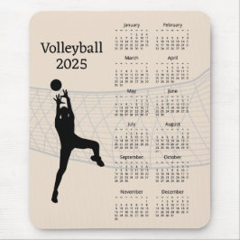 Volleyball 2025 Calendar Musmatta