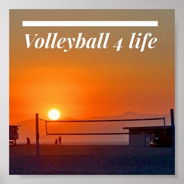 Volleyball 4 Life Poster (Framsidan)