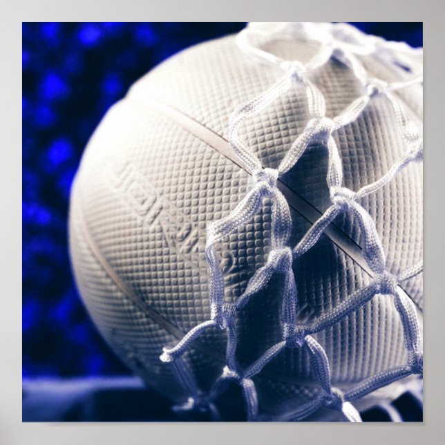 Volleyball and Net Team Coach Poster (Framsidan)