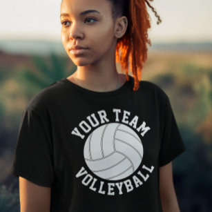 Volleyball Anpassningsbar Team, Player och Jersey  T Shirt
