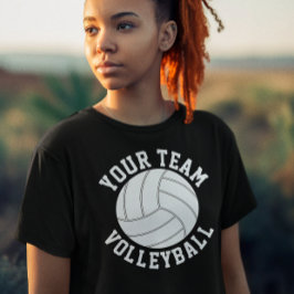 Volleyball Anpassningsbar Team, Player och Jersey T Shirt