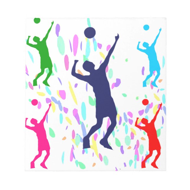 VOLLEYBALL ANTECKNINGSBLOCK (Framsida)