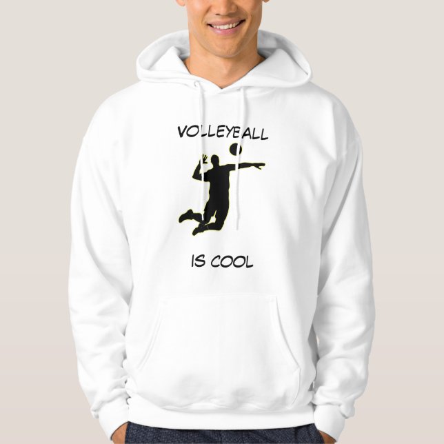 Volleyball är Coola anpassade Hoodie. Hoodie (Framsida)