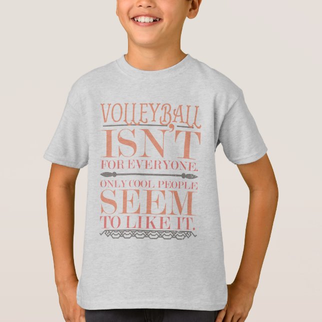 Volleyball är inte bara för alla Coolor Tee Shirt (Framsida)