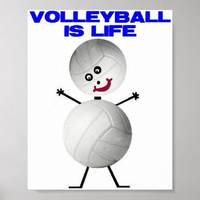 Volleyball är Life Poster (Framsidan)