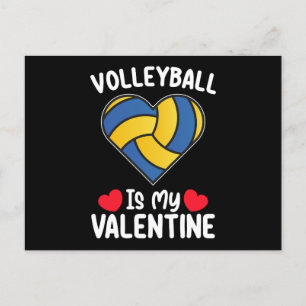 Volleyball är min Alla hjärtans dag-sport Vykort