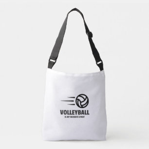 Volleyball är min favoritsport axelväska