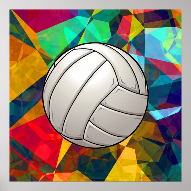Volleyball Art Poster (Framsidan)