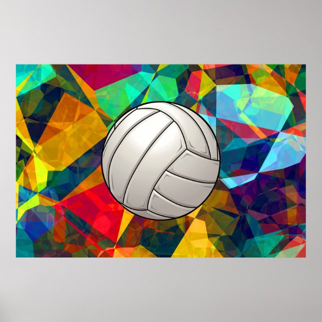 Volleyball Art Poster (Framsidan)