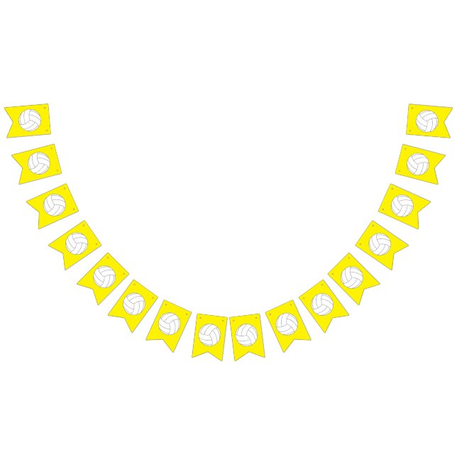 Volleyball Barns födelsedag Party Sportarna Vimplar (Alla)