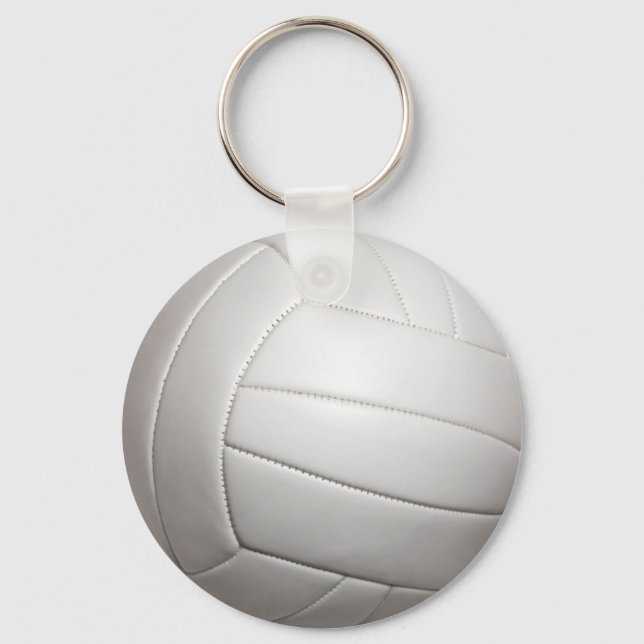 Volleyball Basic Button Keychain Nyckelring (Framsida)