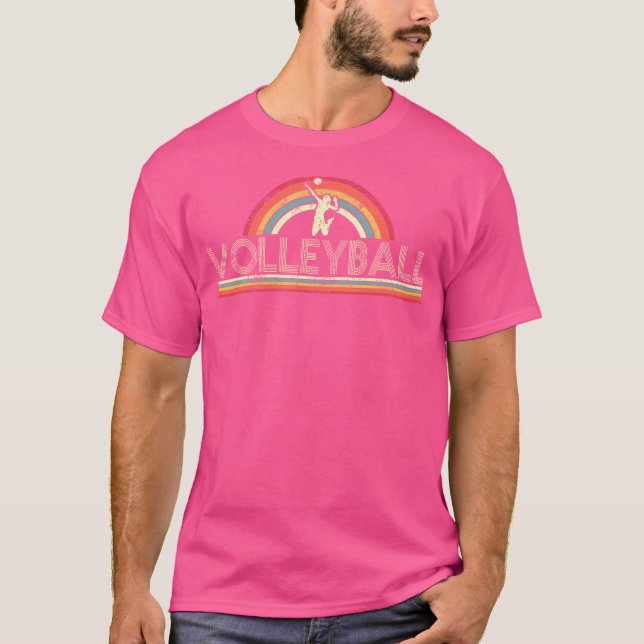 Volleyball Beach Volleyball T Shirt (Framsida)