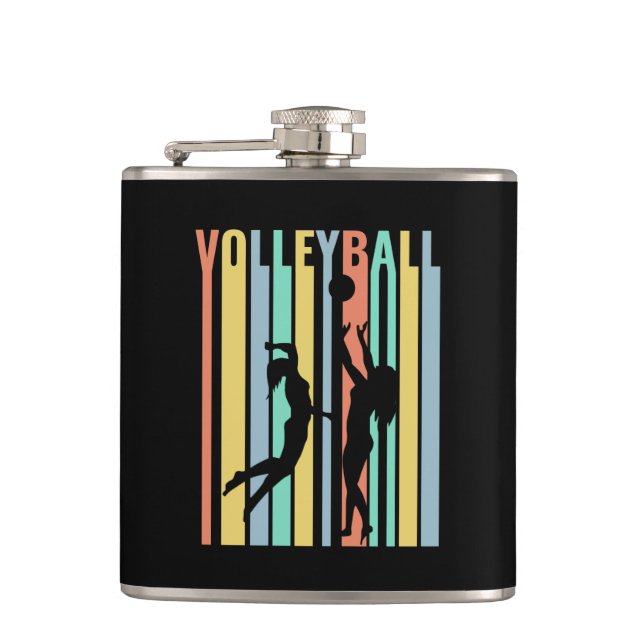 Volleyball Beachvolleyball Retro Fickplunta (Framsidan)