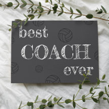Volleyball Best Coach nånsin Chalkboard