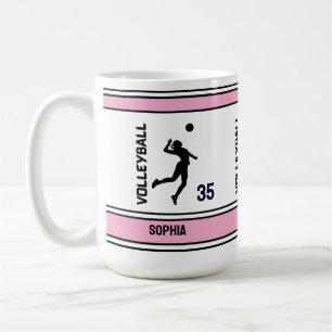 Volleyball Birthday Gift, Volleyball Girl Player Kaffemugg