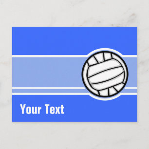 Volleyball Blå Vykort