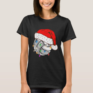 Volleyball Boll Santa Hat Funny Sport Xm T Shirt