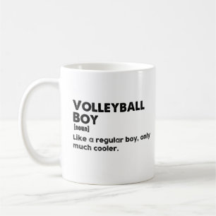 Volleyball Boy Funny Definition Kaffemugg