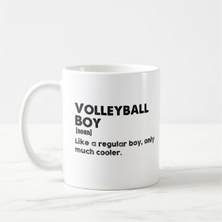 Volleyball Boy Funny Definition Kaffemugg