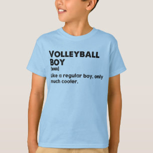 Volleyball Boy Funny Definition T Shirt