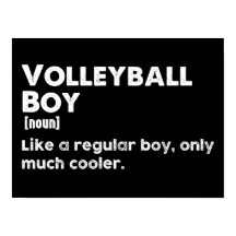 Volleyball Boy Funny Dictionary-definition