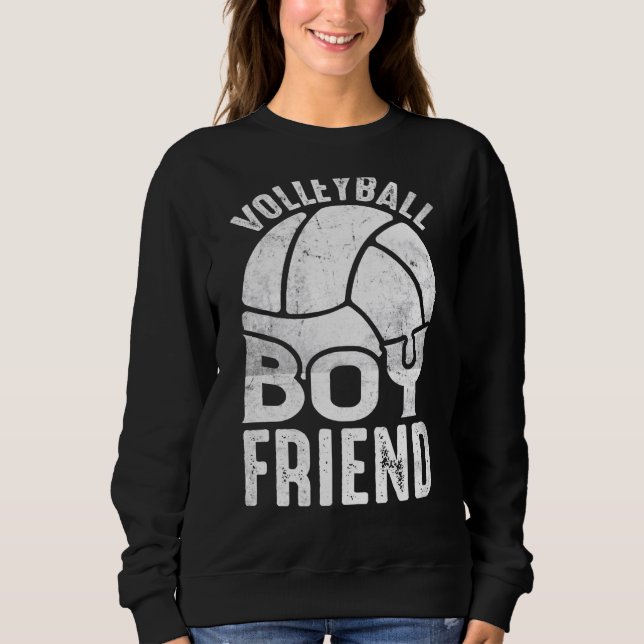 Volleyball Boyfriend Coach Fan Player  1 T Shirt (Framsida)
