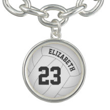 volleyball bracelet w player's namn/jersey number
