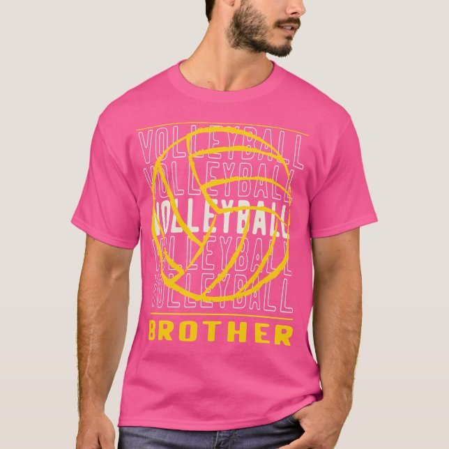 Volleyball Brother T Shirt (Framsida)