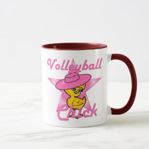 Volleyball-Chick nr 8 Mugg