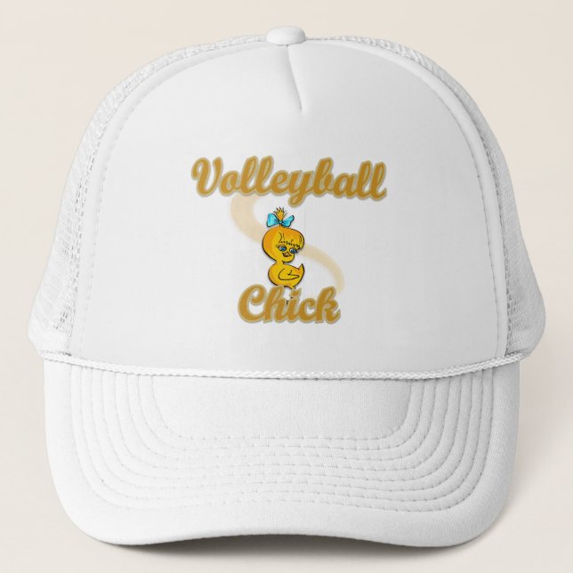 Volleyball Chick Truckerkeps (Framsida)