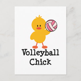Volleyball Chick vykort