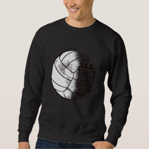 Volleyball christ lång ärmad tröja
