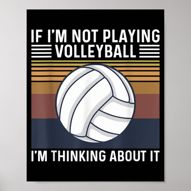 Volleyball-citat för en Volleyball Player Poster (Framsidan)