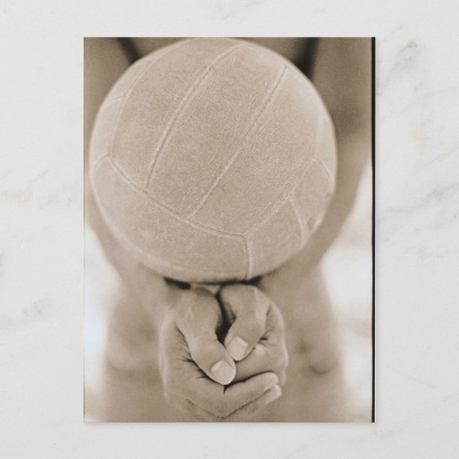 Volleyball Close-Up Vykort (Framsida)