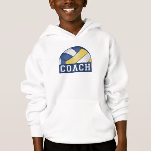 Volleyball Coach Kids' Hanes ComfortBlend® Hoodie Tee