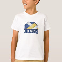 Volleyball Coach Kids's Basic Hanes
