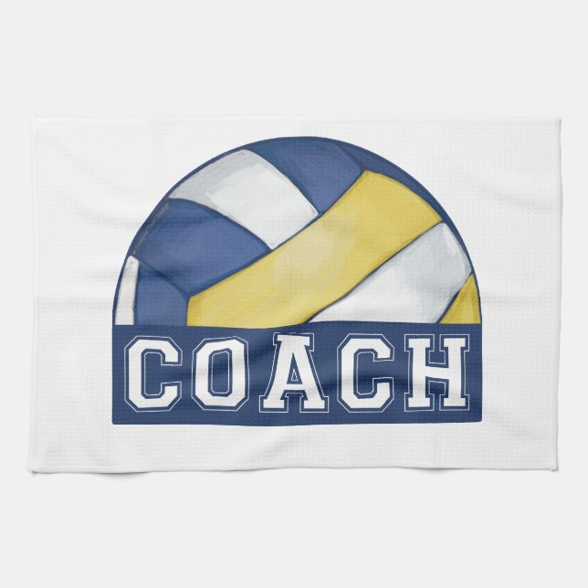 Volleyball Coach Kökshandduk (Horisontell)
