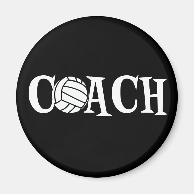 Volleyball Coach Magnet (Framsidan)