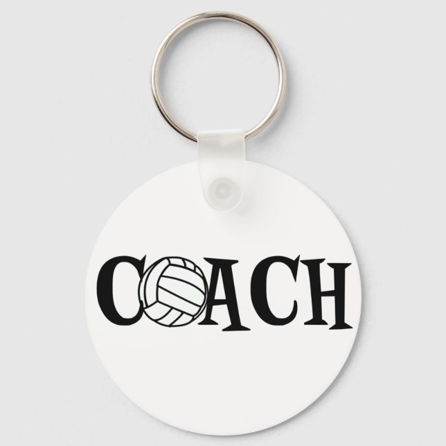 Volleyball Coach Nyckelring (Framsida)