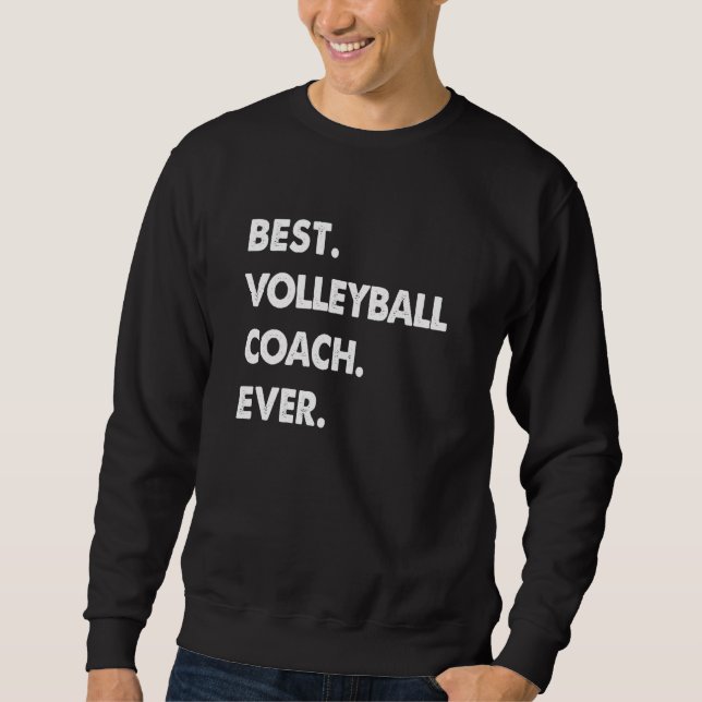 Volleyball Coach Profession Best Volleyball Coach  Lång Ärmad Tröja (Framsida)