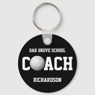 Volleyball Coach Sport Keychain Nyckelring