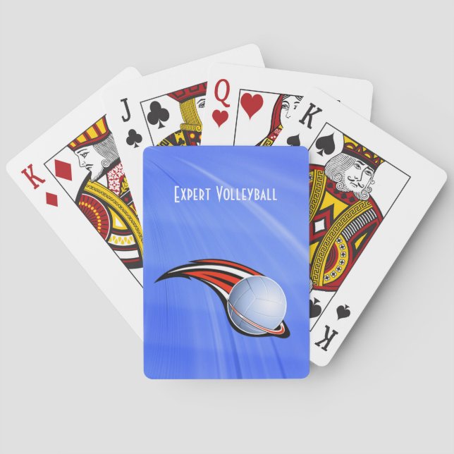 Volleyball Cram från Boll personaliserar Casinokort (Baksidan)